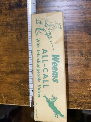Weems.  All-Call Box And Paper Only-lot 100