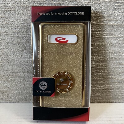 OCYCLONE for Galaxy S10 Case, Glitter Cute Phone Case W/ Kickstand Gold New NOB