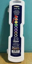 Semi-Moist Watercolors OVAL 8 Water Color Set Prang Dixon Refillable,  A-40