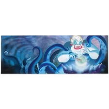 Open Road Brands Disney The Little Mermaid Ursula Gallery Wrapped Canvas Wall...