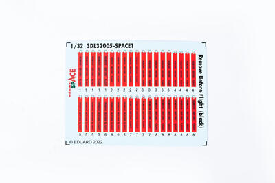 Eduard 1/32 Remove Before Flight (Black) SPACE 3DL32005