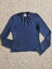 Vintage Dolce & Gabbana Blue Sparkle Blouse Size Women's Large 💙✨️ Euc