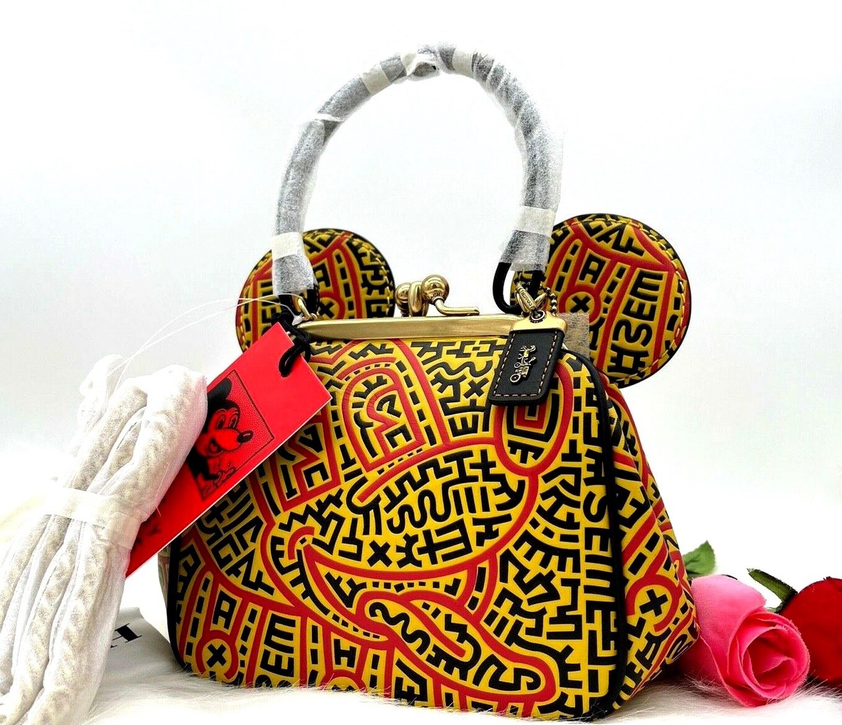 COACH MICKEY X KEITH HARING コラボ　折財布 A70 Amazon | [コーチ] Disney X Keith Haring x ディズニー x