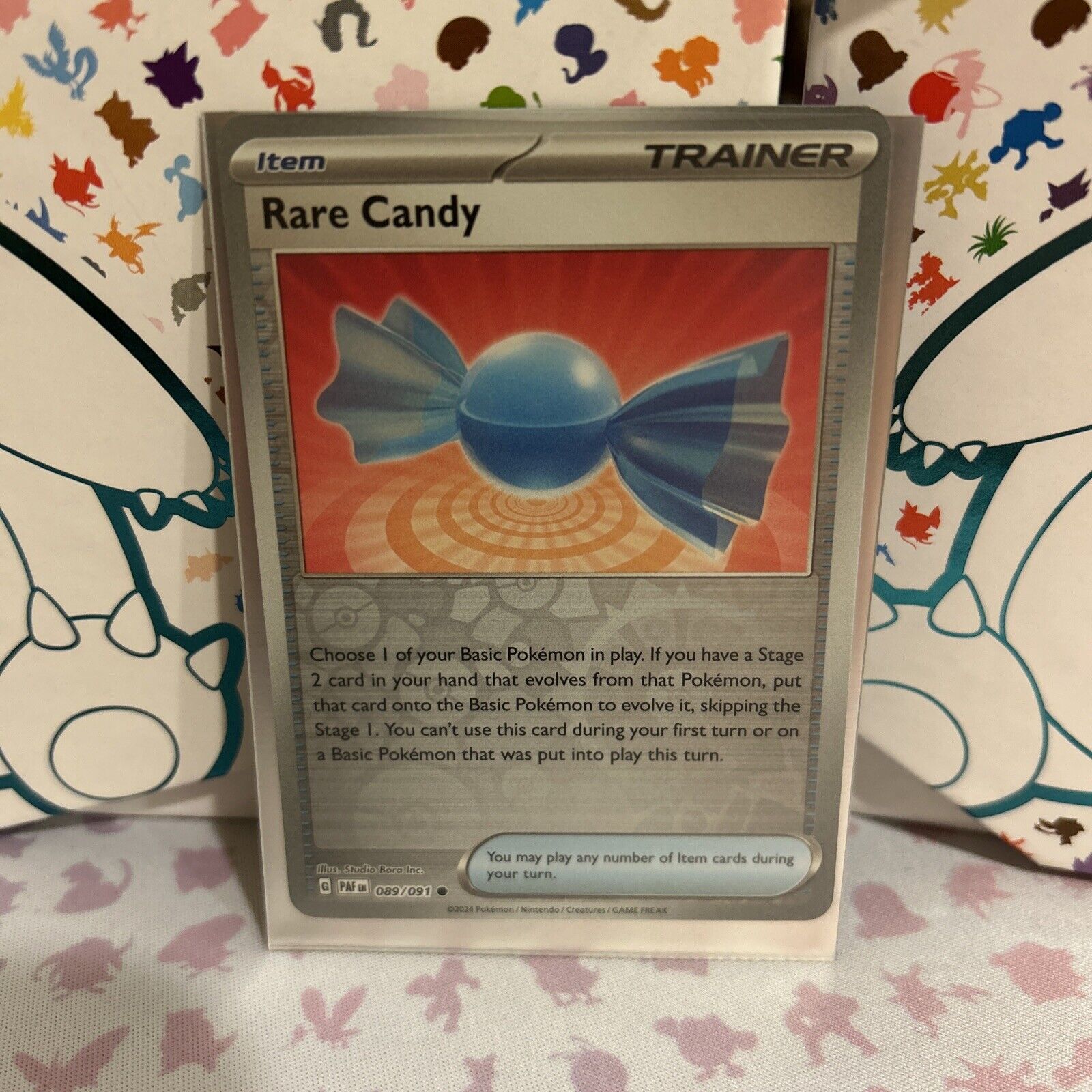 Rare Candy 89/91 Paldean Fates Reverse Holo PAF EN Pokemon Card Scarlet & Violet