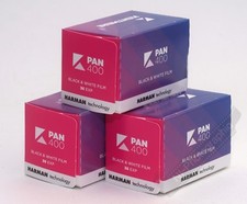 Kentmere (By Ilford) Pan 400asa Cheap Black & White B&W Film 35mm 36 Exp 3 Rolls