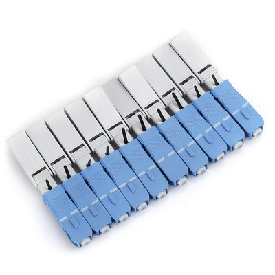 10x Fiber Optic Quick Connector UPC FTTH SC/ Embedded Fast Cold Adapter Kit