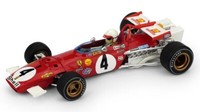 Brumm 1/43 F1 Ferrari 312B Clay Regazzoni 1970 Figuren Statisches Modell Diecast
