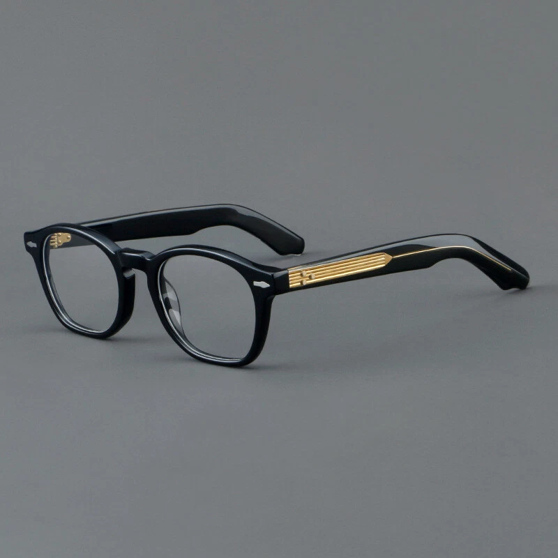 Retro Square Acetate Thick Eyeglasses Hand Made Glasses Frames Men Women Vintage