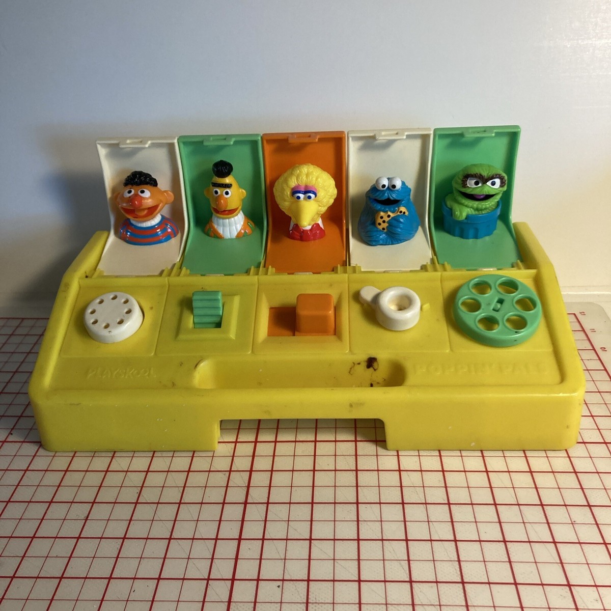 Vintage Playskool Poppin Pals Toy 1980 Muppets Sesame Street
