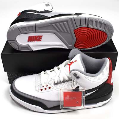 NWT Nike Air Jordan 3 Retro Tinker NRG Sneakers Cement Men's 10