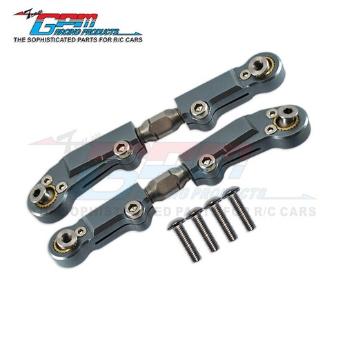 GPM Aluminum+Stainless Steel Adjustable Front Steering Tie Rod For 1/10 Sketer - Picture 4 of 17