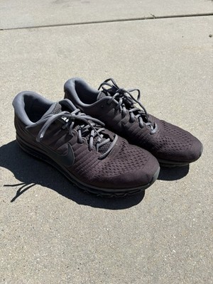 Nike Air Max 2017 Men s Gray Low Top Lace-Up Running Shoes Rubber Outsole
