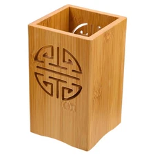 Farmhouse Flatware Holder for Dinner Table,Wooden Utensil Holder Mulip-pose C...