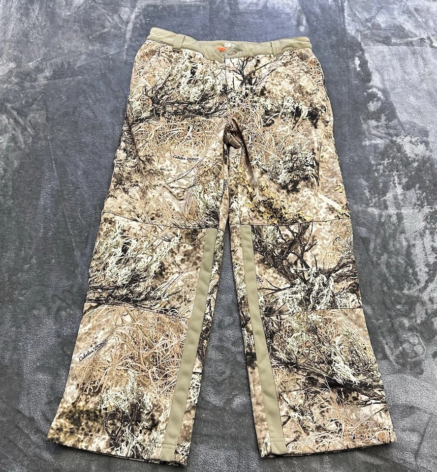 Cabela's Youth Large 4Most Insulated Fleece Lined Real Tree Zip Leg Pants Zonz - Image 2 of 4