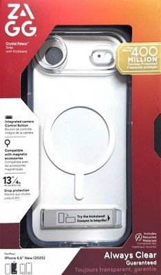 ZAGG Crystal Palace Snap MagSafe Case w/Kickstand - iPhone Air - Clear