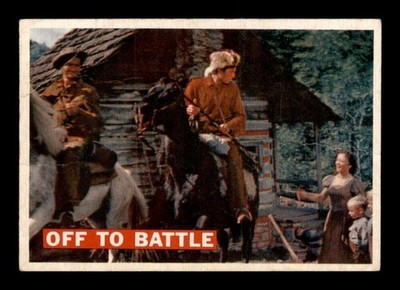 1956 Topps Davy Crockett Orange #3 Off to Battle   G/VG X3543281