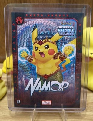 Pikachu Cosplay - Namor - Red Textured Holo - Marvel - Flash Edition - #E7 