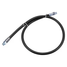 Grease Gun Hose 31.5" 10000 PSI Spring Flex High Pressure 1/8" NPT Threads Black