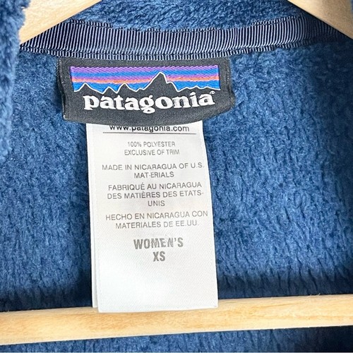 Patagonia Lightweight Synchilla Pullover woman size XS navy blue - Picture 8 of 8