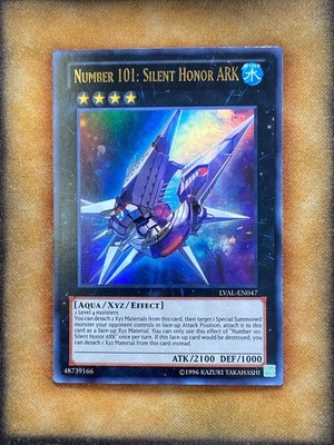Yugioh Number 101: Silent Honor ARK LVAL-EN047 Ultra Rare LP