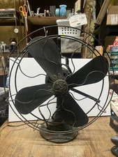 Vtg ge fan 3 speed oscillating 16” Blade working 