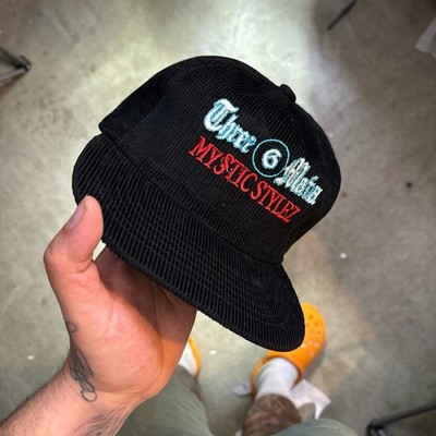three 6 mafia mystic stylez Corduroy SnapBack Vintage Inspired Rap
