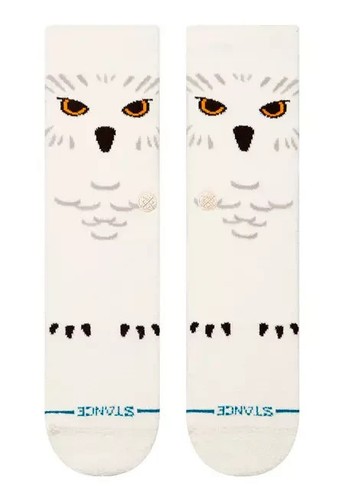 Stance men's $20 Crew Socks Harry Potter HEDWIG white plush size Large - Picture 2 of 3