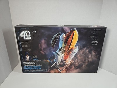 4D Build | Space Shuttle 3D Model Kit w/ LED Lights | Sealed NIB
