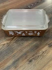 Original Vintage PYREX 1962 "EARLY AMERICAN" Covered Casserole Dish 503