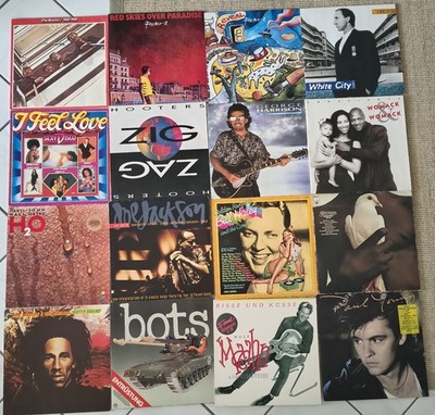 LP-Konvolut 16 - u.a. Beatles, Santana, The Hooters, Bob Marley