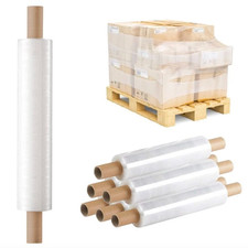 Pallet Wrap Roll Stretch Shrink Clear Wrap Cling Film 400mm Extended Core