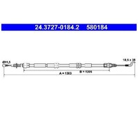 2X Handbremsseil Hinten FüR VW California 7E SGC SGG 2.5 07 Bis 24 ATE Cxfa Cxgd