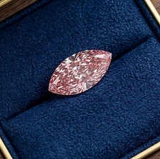 1.50CT Fancy Pink Color Marquise Cut VVS1 Diamond Premium Quality 6x12 MM gems