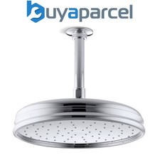 Kohler Traditional Round Overhead Rainhead Shower Head 8” Diameter Chrome
