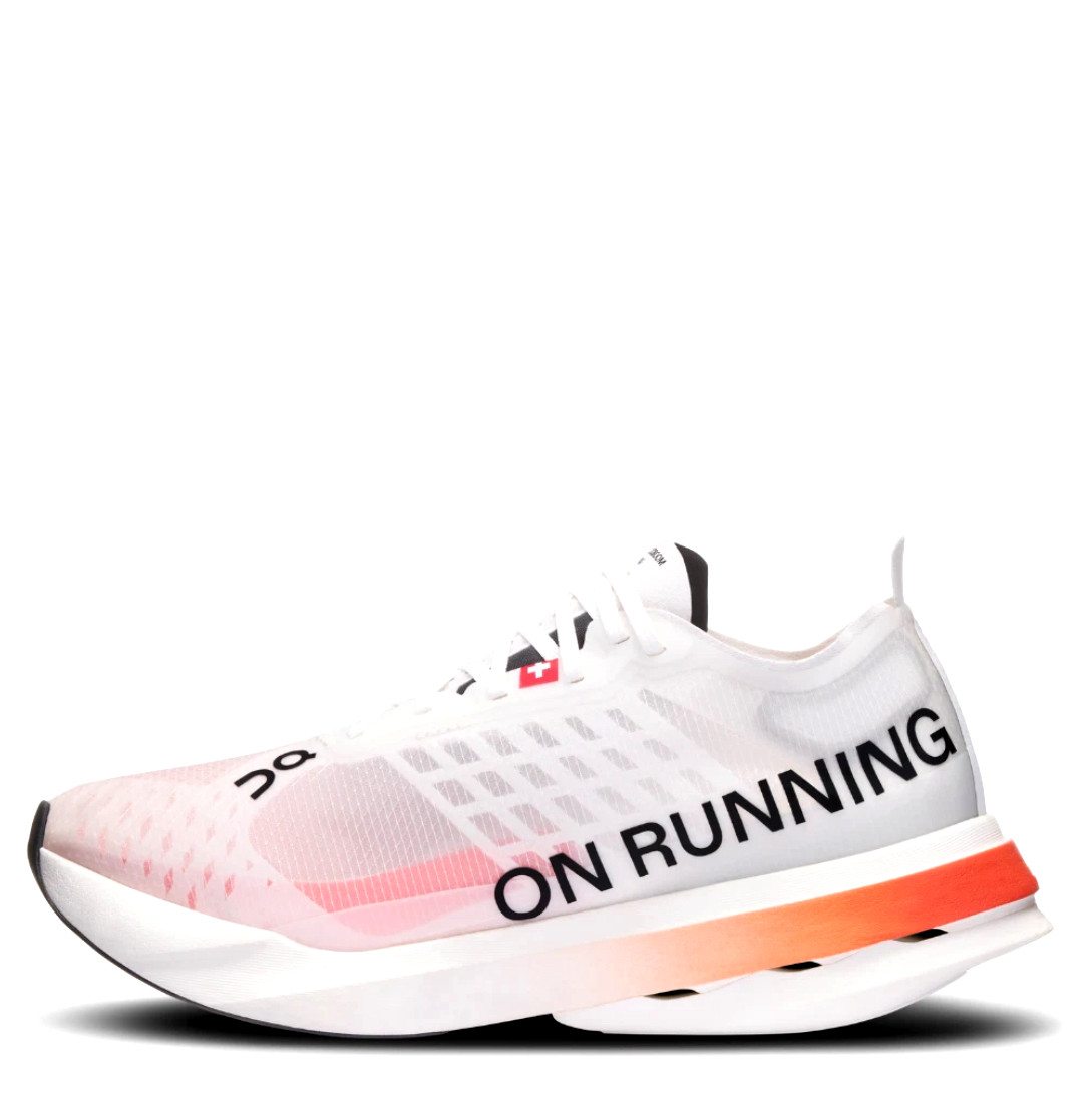 NEW Mens ON Running Brand White/Flame Cloud Cloudboom Strike OC Shoes 2024 12.5 image 4