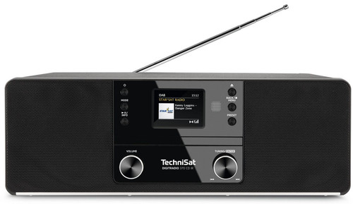 Technisat 0000_3949 Digitradio 370 Cd Ir Home Audio Mini System 10 W Black ~E~ - Bild 1 von 1