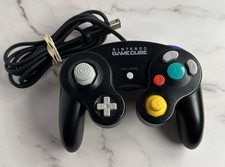 Nintendo GameCube Controller OEM Black DOL-003 Original Tested - SOFT B BUTTON
