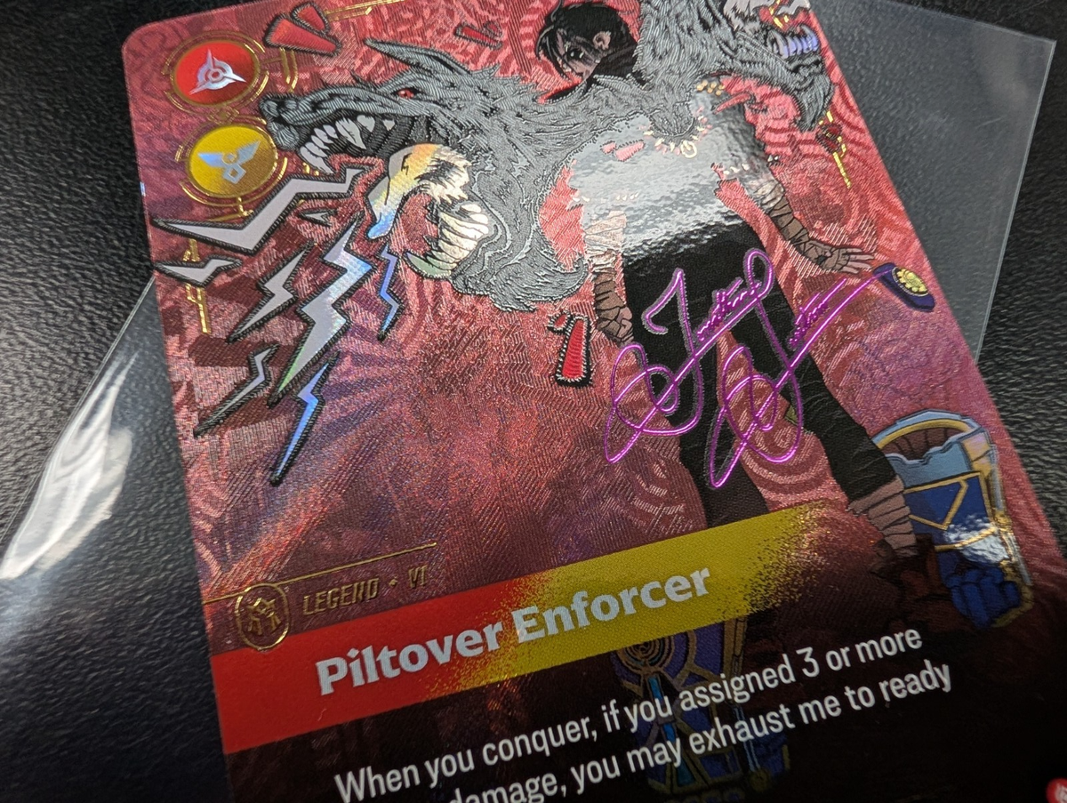 Vi - Piltover Enforcer 229*/219 Signature Unleashed Riftbound