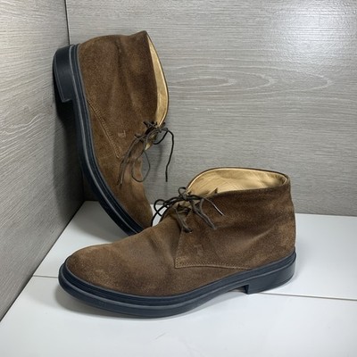 TOD's Brown Suede Leather Chukka Rubber Sole Dress Desert Boots - UK 6 / US 7