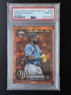 2024 Topps Chrome Update Junior Caminero RC Orange Sapphire /25 #223 PSA 10
