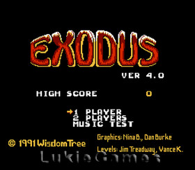 Exodus Journey To The Promised Land - NES Nintendo Game