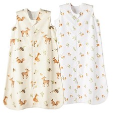 Micro Fleece Baby Sleep Sack 0-6 Months, Warm Baby Wearable Blankets with 2-W...