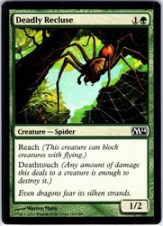 Deadly Recluse 168 Common Magic 2014 (M14) Magic: The Gathering