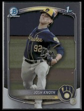 2025 Bowman #BCP-136 Josh Knoth Chrome Prospects