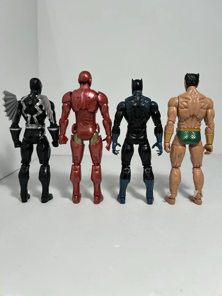 Lote Illuminati Leyendas Marvel: Iron Man, Pantera Negra, Namor, Black Bolt Foto 3 de 4