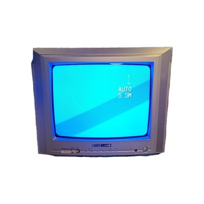 ART-LAND CTV-14NZ CRT Fernseher 14 Zoll Silber mit SCART 576i 50 Hz