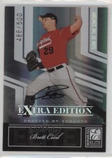 2007 Donruss Elite Extra Edition 488/500 Brett Cecil #3 Auto 0af