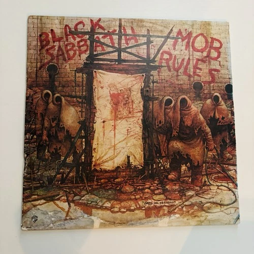 Black Sabbath - Mob Rules Album 1981 Heavy Metal Vinyl LP 12"