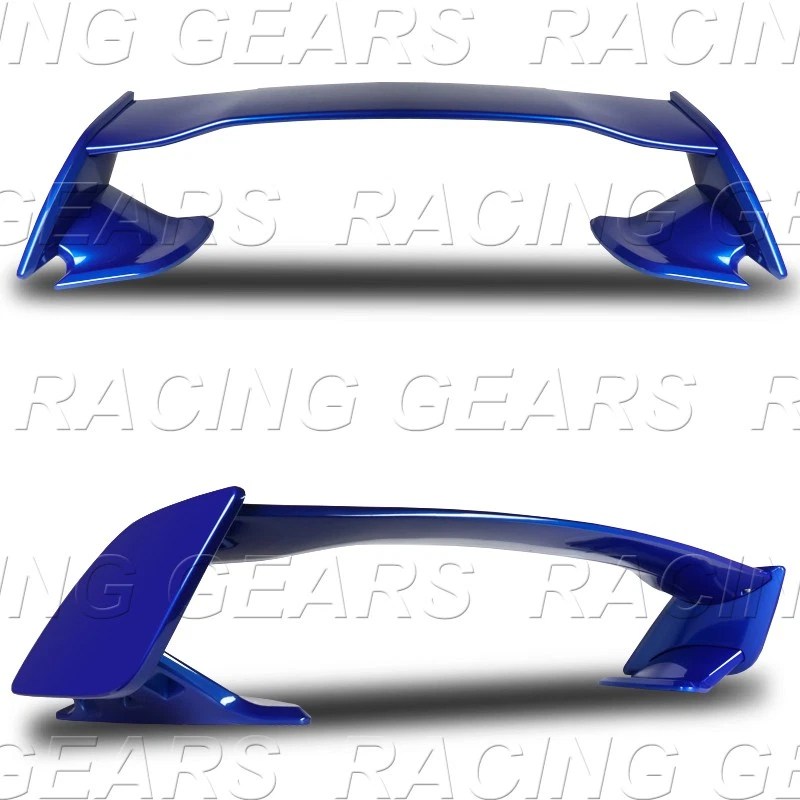 ALERÓN MALETERO TRASERO ABS PINTADO AZUL ESTILO OE AJUSTE 15-21 SUBARU WRX STI 4-DR Foto 3 de 4