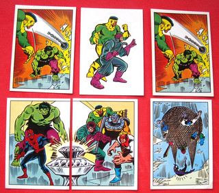 MARVEL SECRET WARS PANINI 1986 6 STICKERS #'s 39/133/139/141/142/146 VG